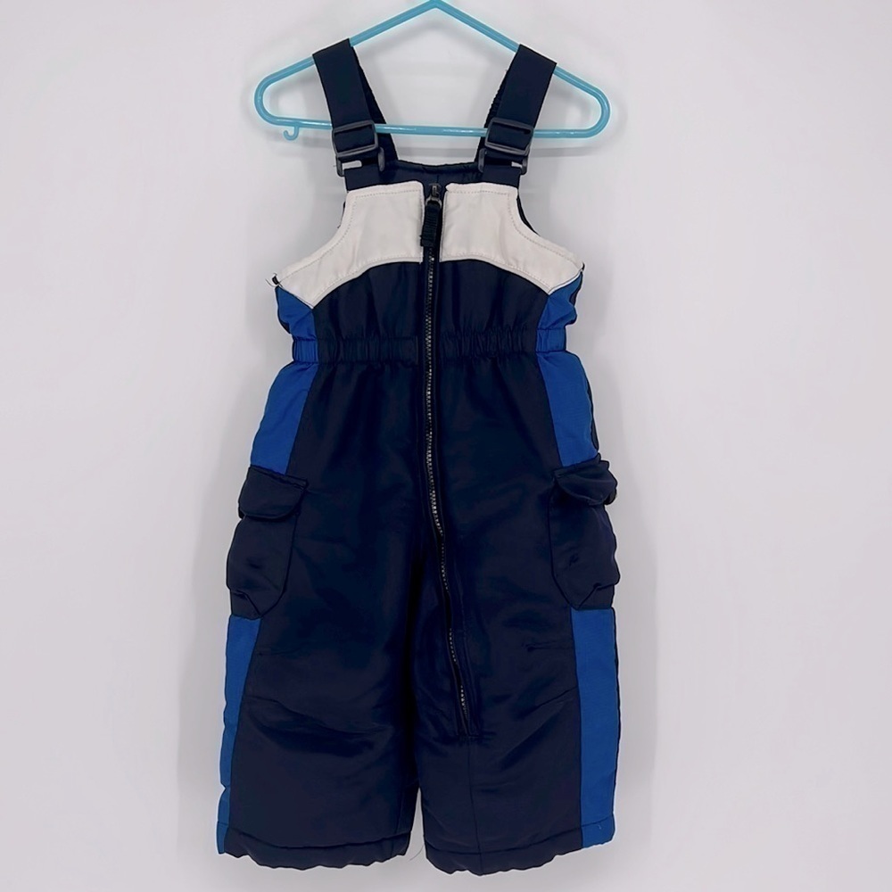 Zero Xposur Snow Bib Blue White Kids Size 12 Months